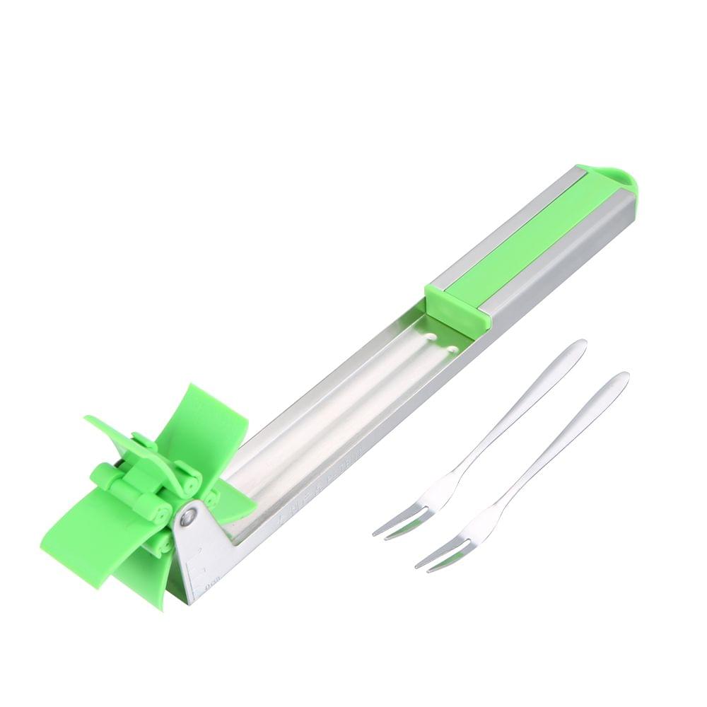 Outdoor Watermelon Slicer Cutter Tongs Fruit Melon Stainless