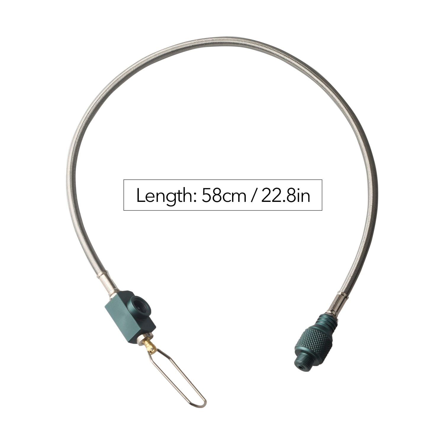 Gas Tank Adapter Flat Gas Tank Hose Adapter Outdoor Camping - 2