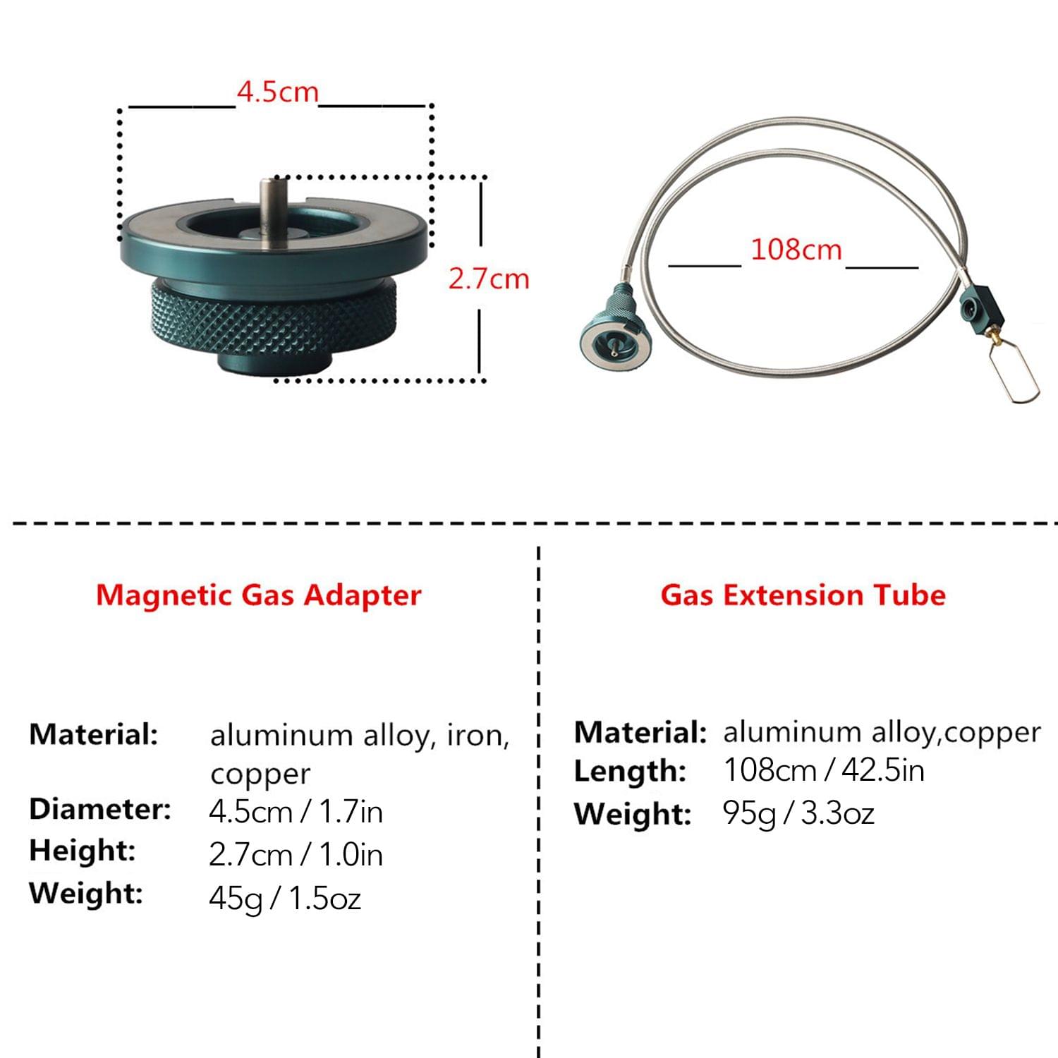 Gas Tank Adapter Flat Gas Tank Hose Adapter Outdoor Camping - 5