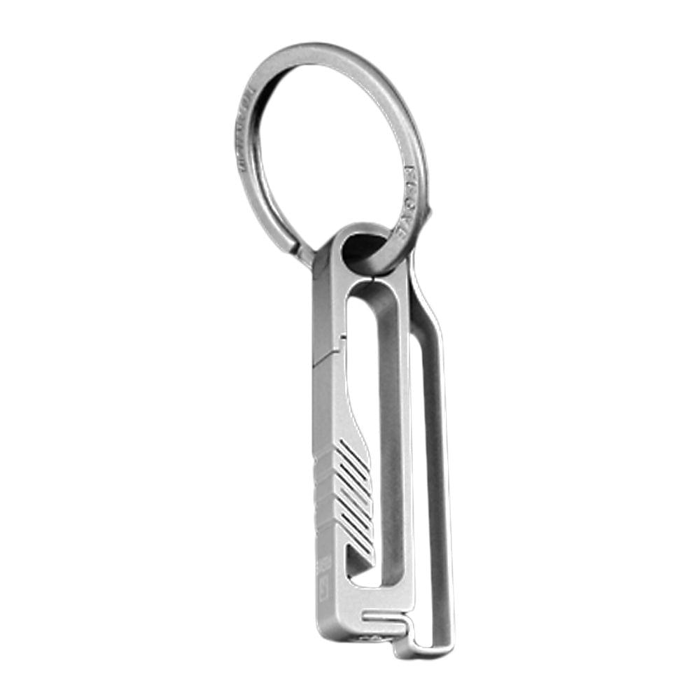 Lightweight Titanium Key Chain Men Waist Belt Key Ring - A