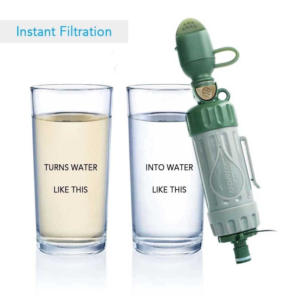 Multiple Fuction Water Purifier Portable Water Filter Straw - 1000ML