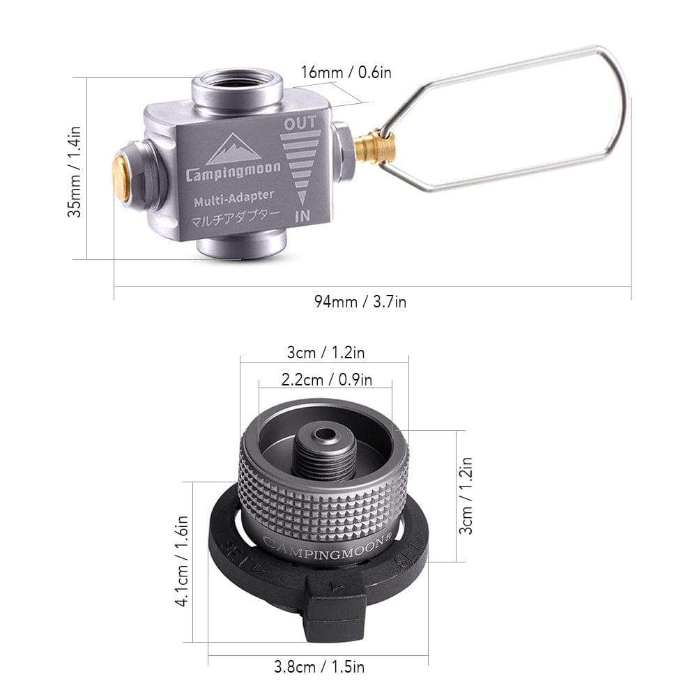 Gas Saver Plus with Gas Adapter for Camping Backpacking - set 2