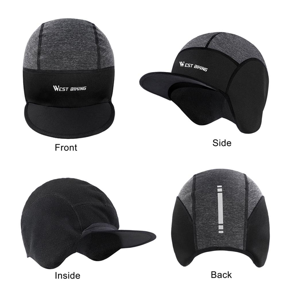 WEST BIKING Men Cycling Caps Winter Windproof Thermal Sports