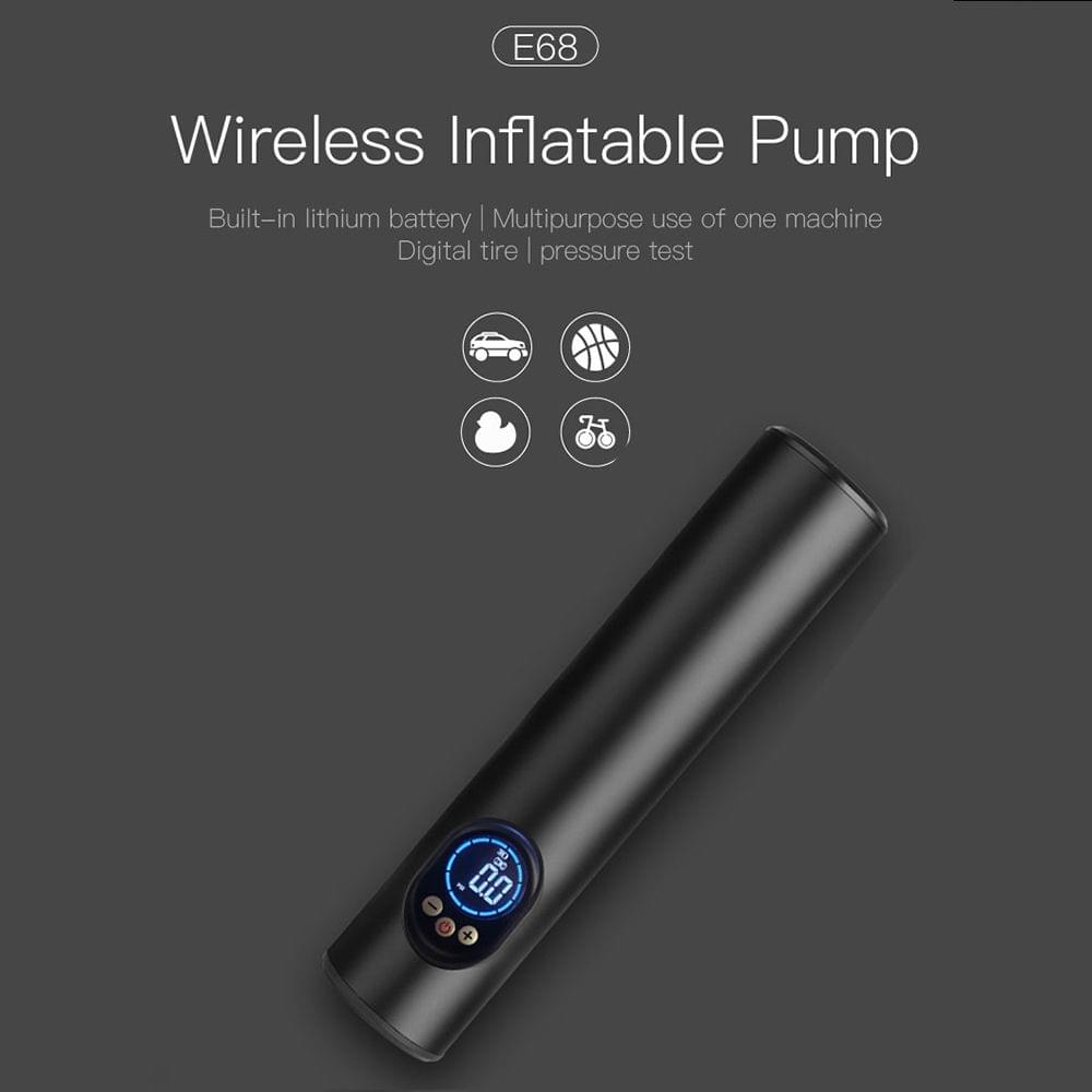 T068 Portable No-Wire Intelligent Inflator Pump Upgraded - Cell Style