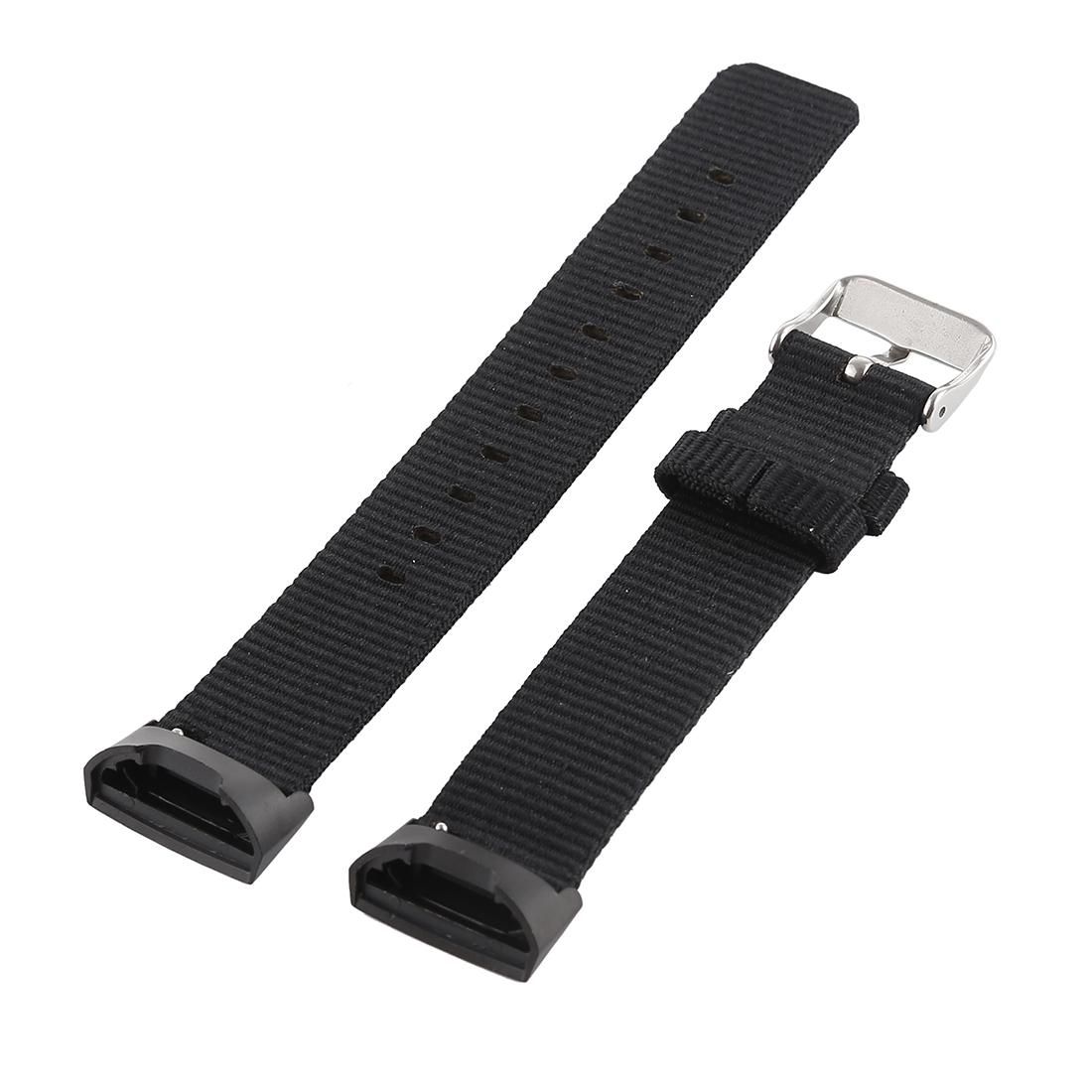 Nylon Wrist Strap Watch Band for Fitbit Charge 3 (Navy Blue)