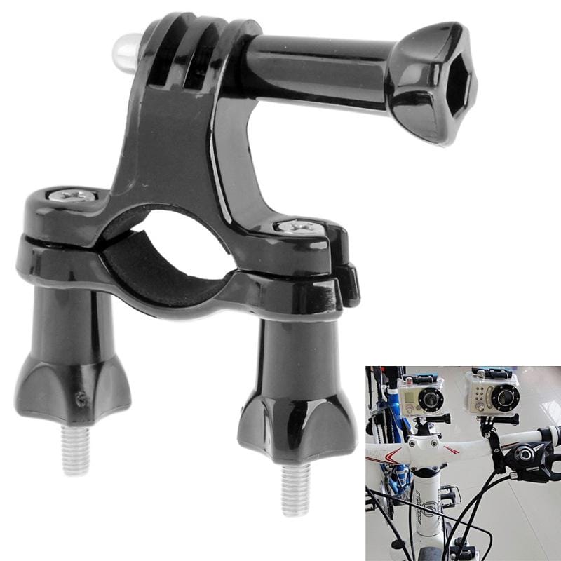 ST-01 Bicycle Bike Ride Handlebar / Seatpost Pole Mount for GoPro  NEW HERO /HERO6   /5 Session /5 /4 Session /4 /3+ /3 /2 /1, Xiaoyi Sport Cameras (Black)