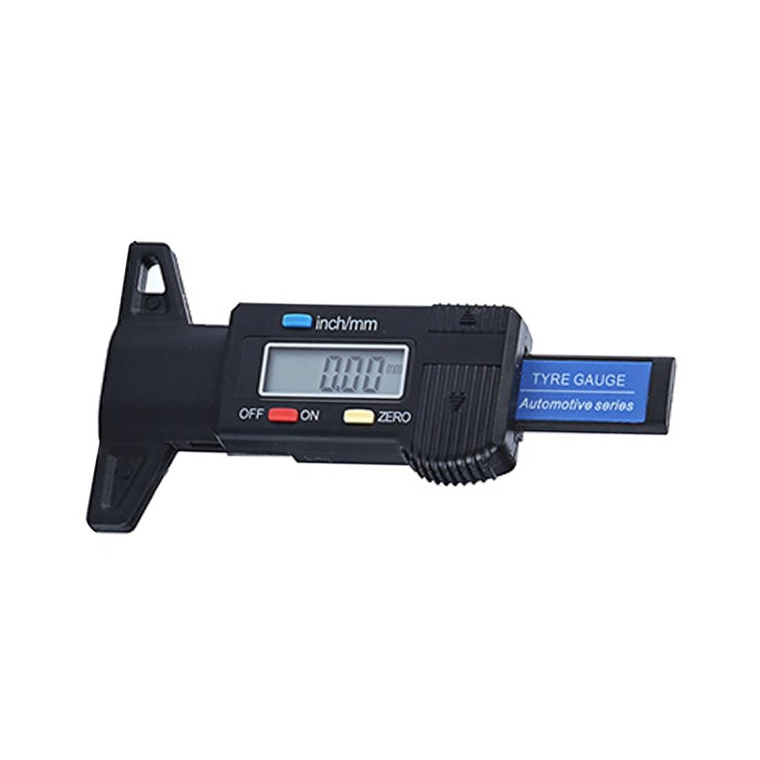 0-25mm Electronic Digital Tread Plan Refinding Rounds Refinding Outcome Exists Tread Tablets Type Gauge Depth Vernier Caliper Measuring Tools (Blue)