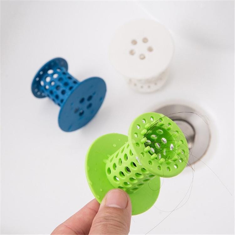 5 PCS Bathtub Pool Anti-clogging Device Hair And Hair Cleaning Collecting Floor Drain, Random Color Delivery