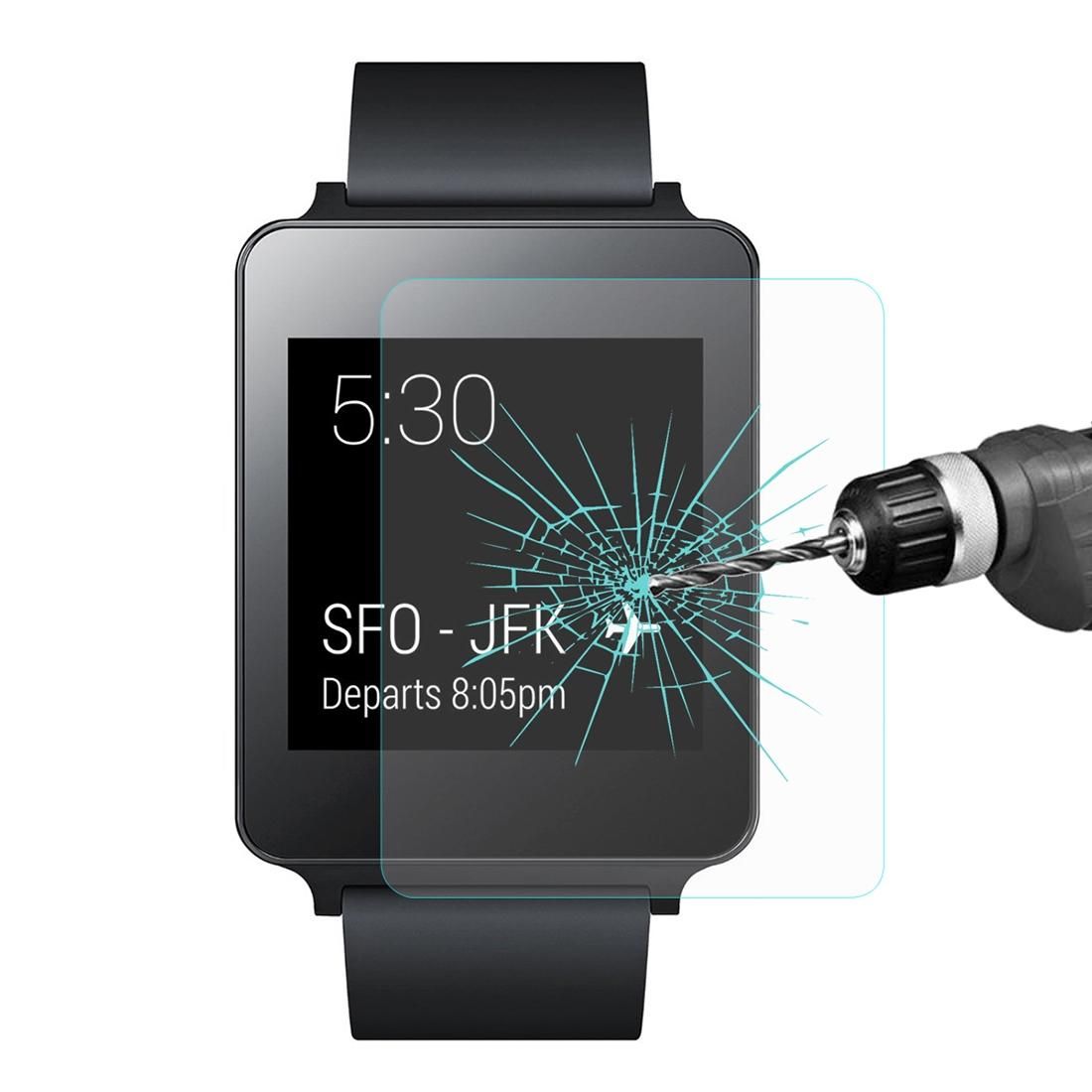 ENKAY Hat-Prince for LG G Watch W100 0.2mm 9H Surface Hardness 2.15D Curved Explosion-proof Tempered Glass Screen Film