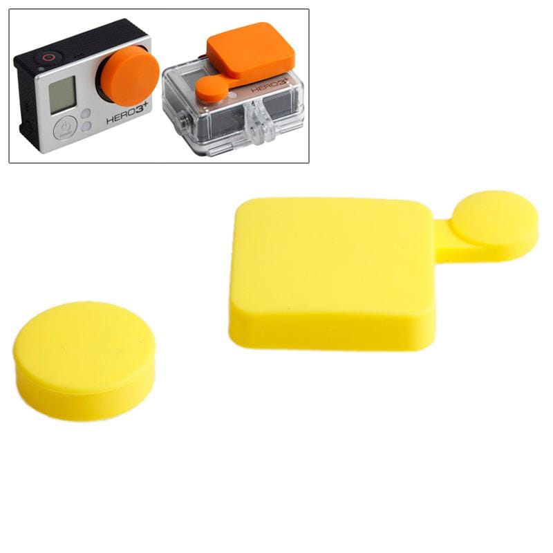 TMC Silicone Cover Set for GoPro Hero 4 / 3+ (Yellow)