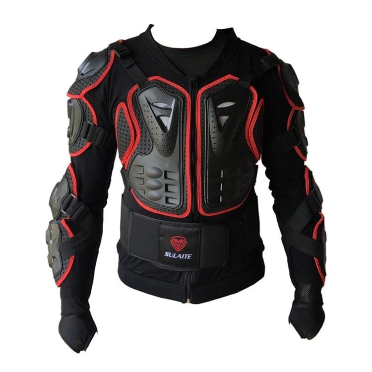 SULAITE BA-03 SUV Motorbike Bicycle Outdoor Sports Armor Protective Jacket, Size: S (Red)