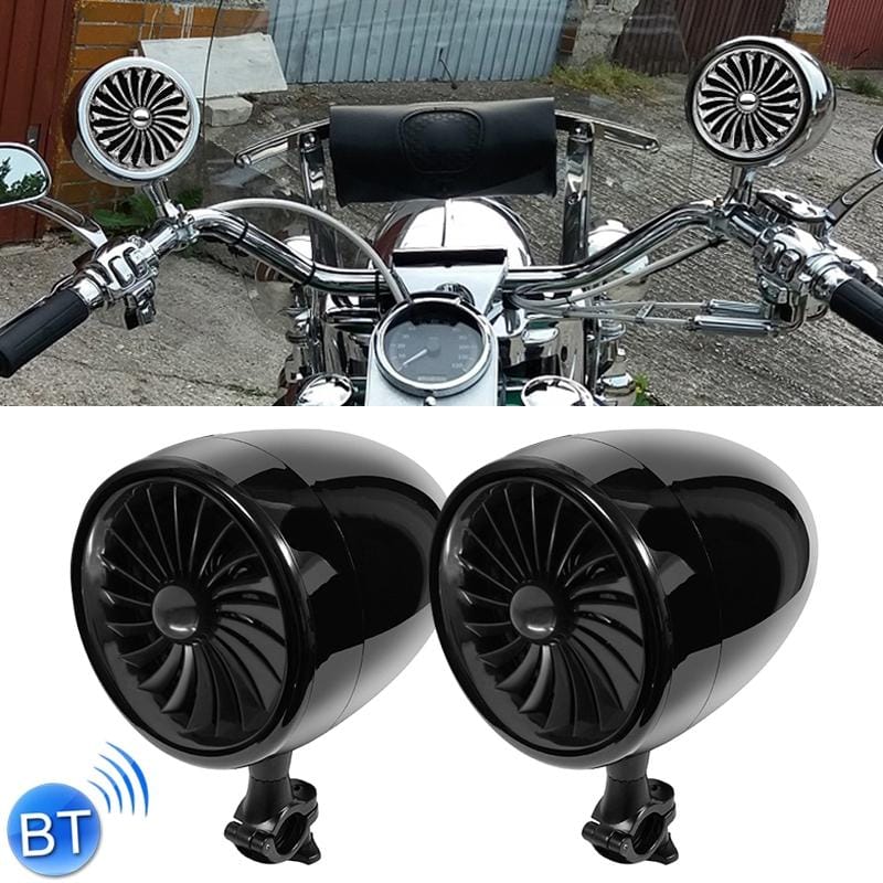 BJ600 600W Multi-functional Motorcycle Bluetooth Modified Audio Amplifier, Support FM & Wired Control (Black)