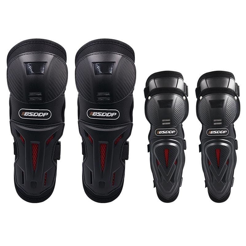 BSDDP 4 PCS Motorcycle Cycling Knee Elbow Protector Cover