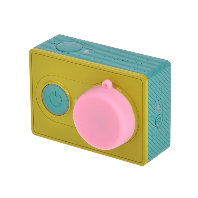 Silicone Lens Cap for Xiaomi Yi / GoPro Hero4 / 3+ / 3 (Pink)