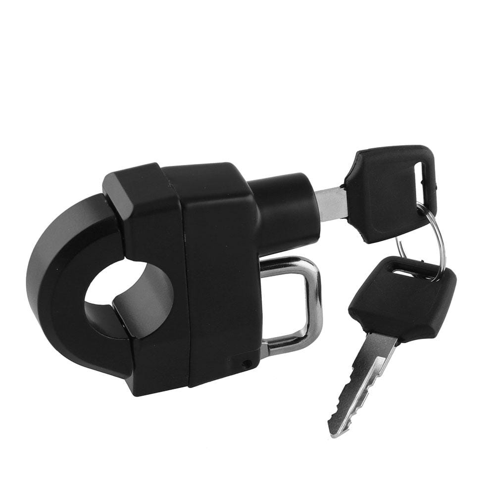 MB-HL021-BK Motorcycle Handlebars Helmet Lock Key Padlock for Harley-Davidson XL