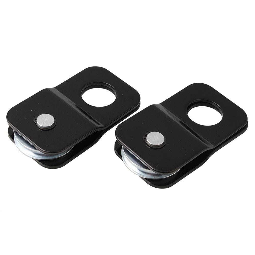 2 PCS Motorcycle Trailer Tools Trailer Winch Roller Skating for 3/16 to 5/16 Winch Rope