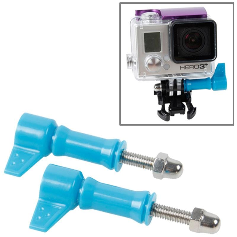 2 PCS TMC HR213 L-Shape Tighter Torque Screw for GoPro HERO4 /3+ /3 /2 (Purple)