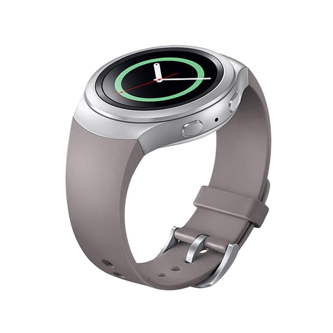For Samsung Gear S2 Sport / Gear S2 Watch Solid Color Silicone Watchband (Khaki)