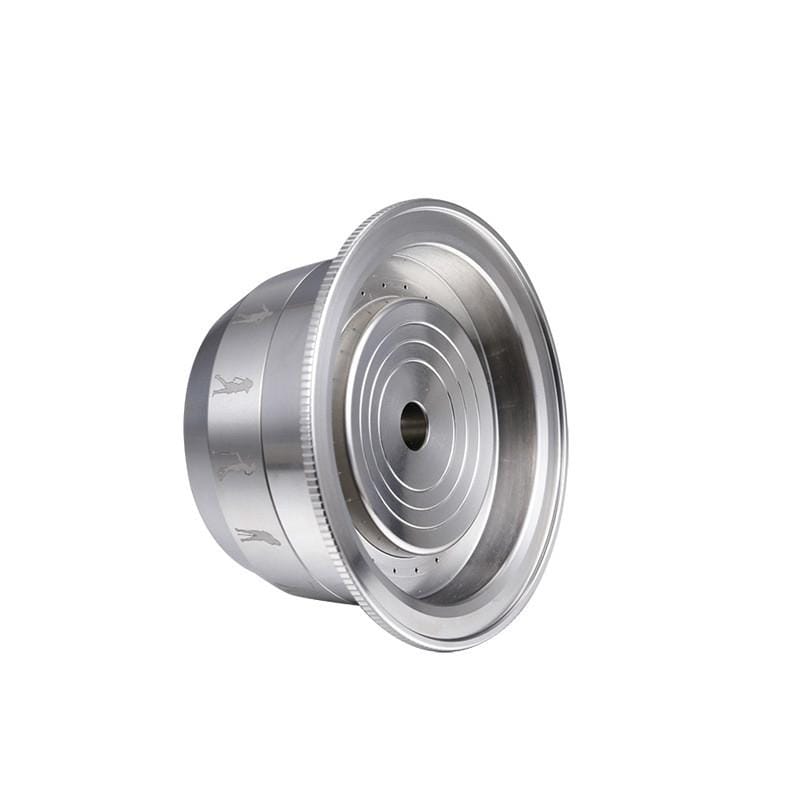 Coffee Capsule Reusable Coffee Filter Stainless Steel Capsule Coffee Tool Pattern Random Delivery