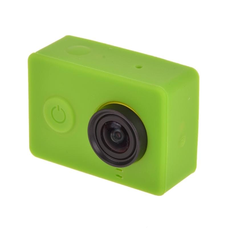 Silicone Gel Protective Case for Xiaomi Yi Sport Camera (Green)
