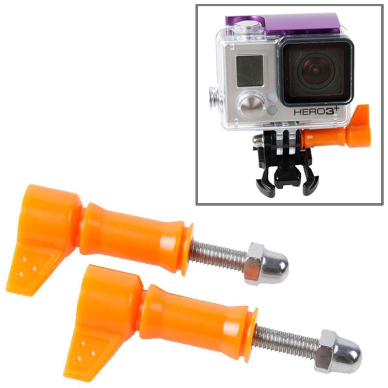 2 PCS TMC HR213 L-Shape Tighter Torque Screw for GoPro HERO4 /3+ /3 /2 (Orange)