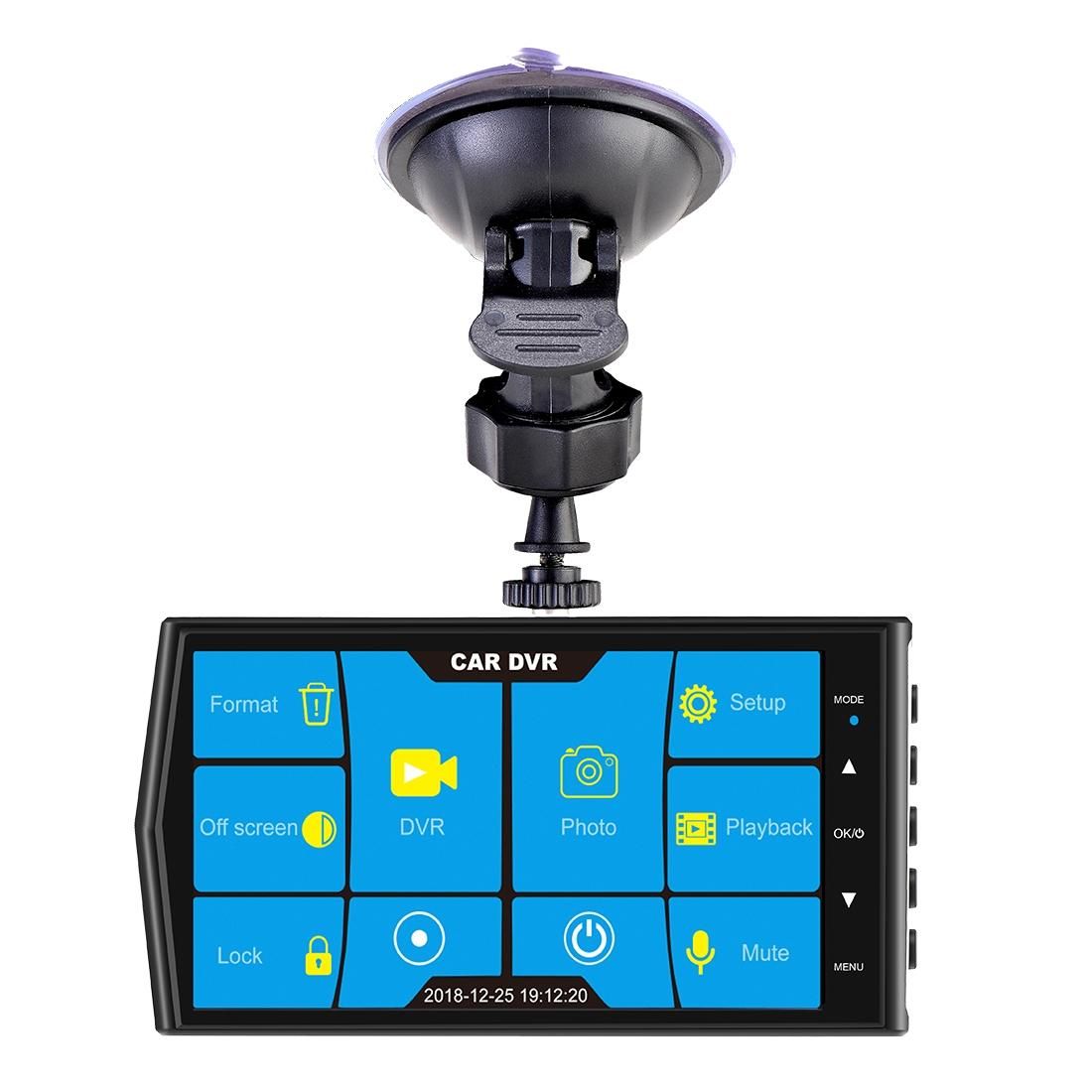 SE008 4 inch 170 Degrees Wide Angle Full HD 1080P Video Car Touch Screen DVR, Support TF Card / Loop Recording / G-sensor