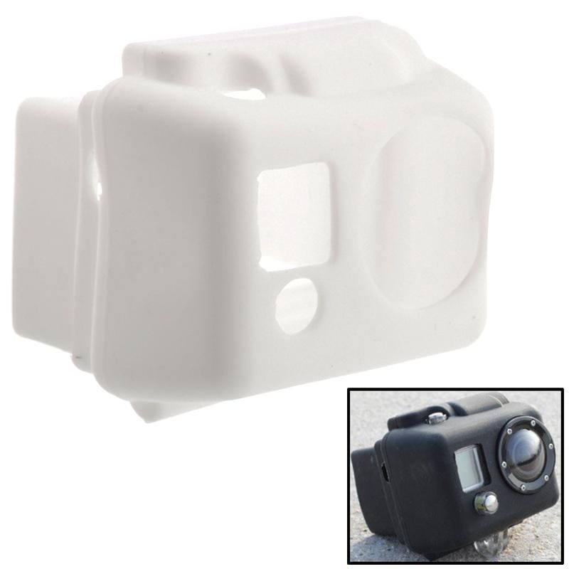 ST-40 Silicone Protective Case for GoPro HERO2 (White)