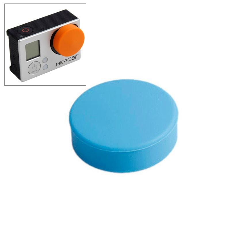 TMC Round Shape Silicone Cap for GoPro Hero 4 / 3+ (Blue)