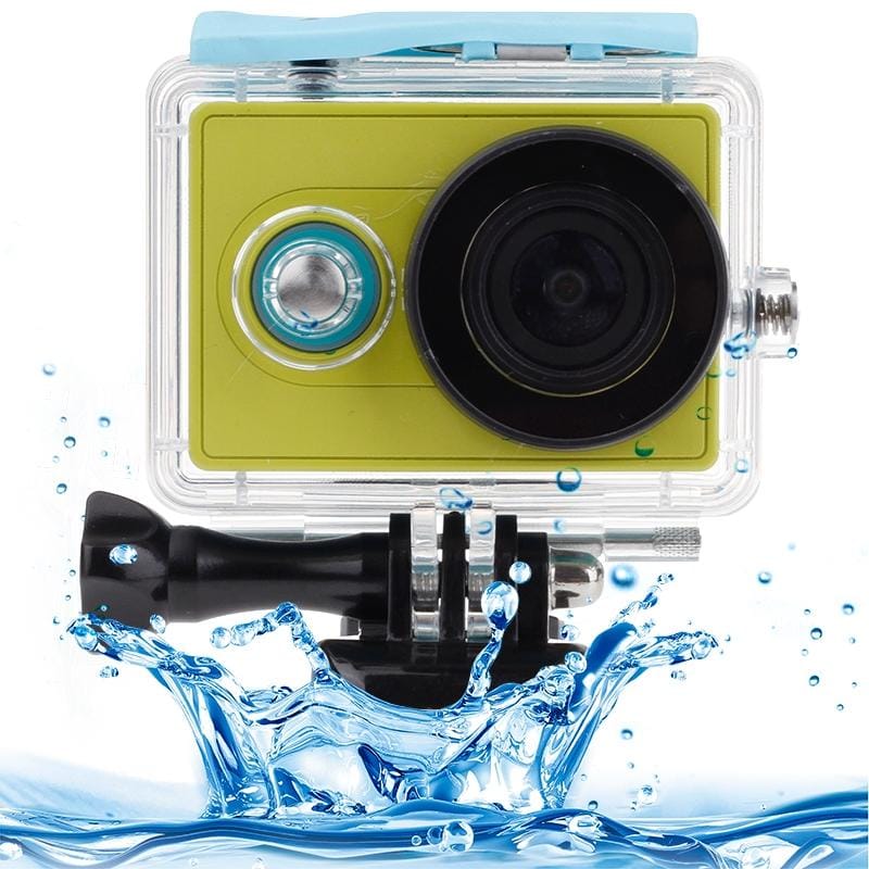 XM39 Waterproof Housing Protective Case with Buckle Basic Mount for Xiaomi Xiaoyi Sport Camera (Transparent)