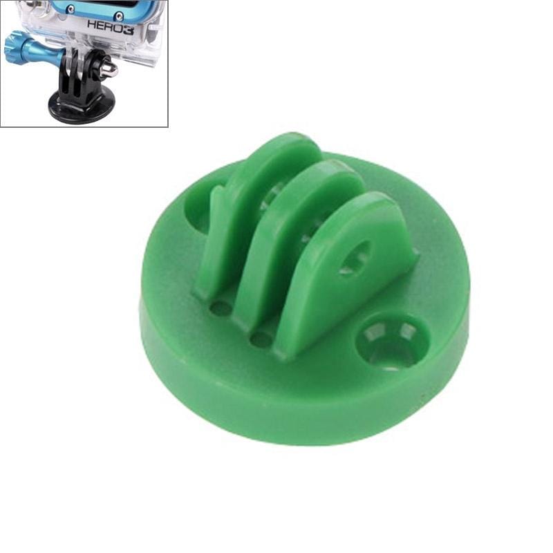 GP267 Camcorder Mount Adapter to Tripod Stand for GoPro HERO6/ 5 /5 Session /4 /3+ /3 /2 /1 (Green)