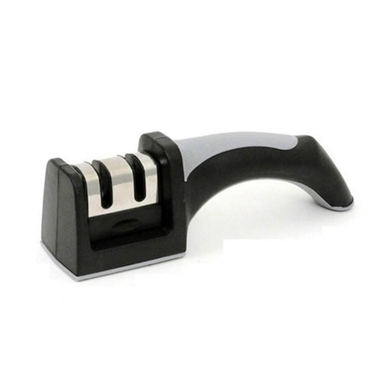 Ceramics Knife Sharpener with Square Handle (Red)