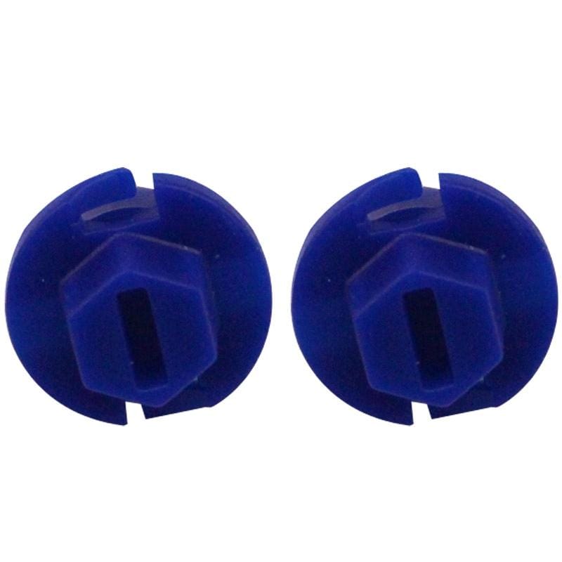 2 PCS B8.4 Blue Light 0.2W 12LM 1 LED SMD 5050 LED Instrument Light Bulb Dashboard Light for Vehicles, DC 12V (White)