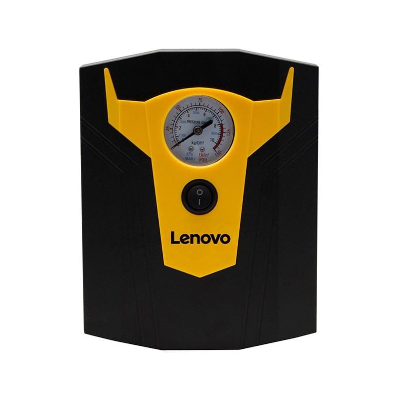 Original Lenovo HV05 120W 150PSI Bull Head Shape Car Air Pump Inflator, Support Fast Inflation / Tire Pressure Detection / LED Lighting