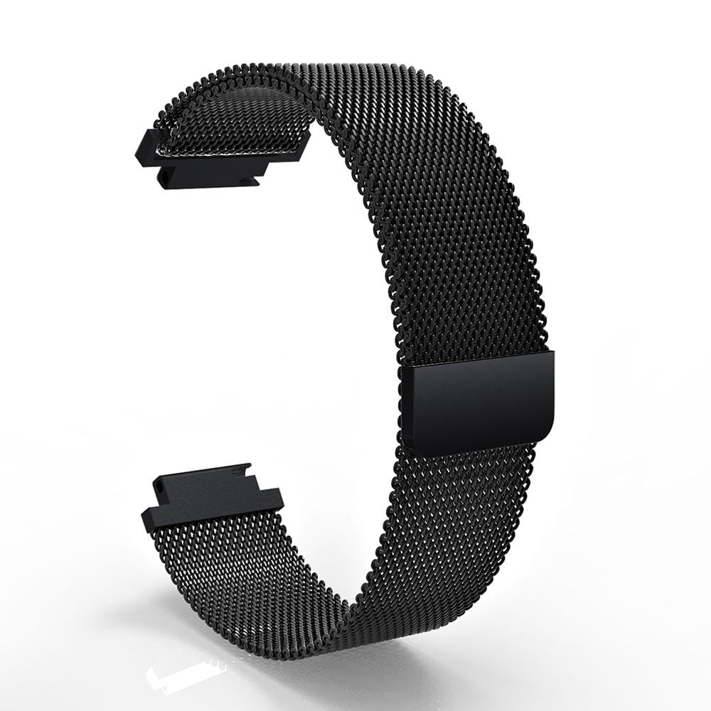 For Garmin Vivoactive HR / Approach S2 / S4 Milanese Replacement Wrist Strap Watchband (Black)