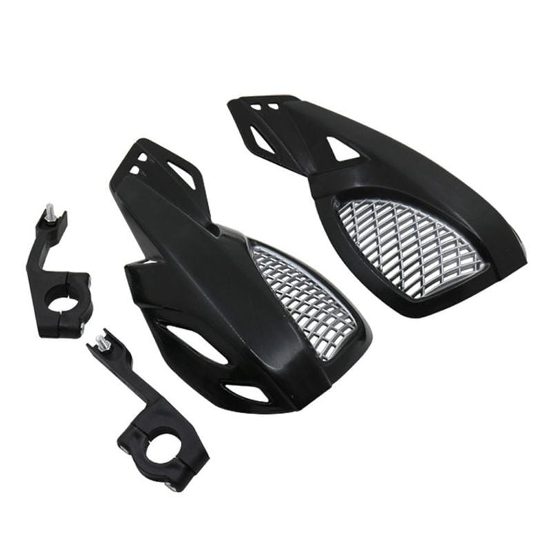 24CM Motorcycle Handguard Hand Guard Protector for Kawasaki Suzuki Honda Yamaha Moto Dirt Bike ATVS With Mount Kit (Red)