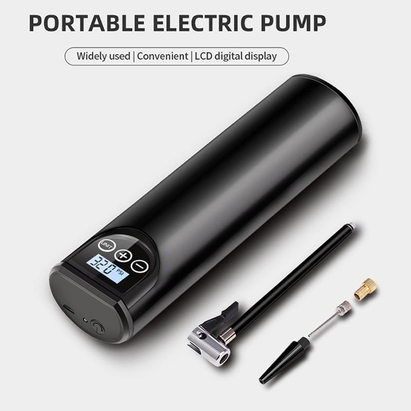 Car Portable Multifunctional Air Pump 12V Smart Wireless Inflatable Pump (Black)