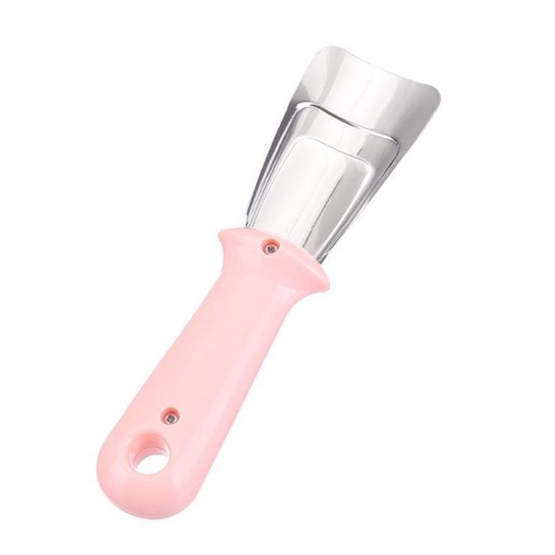 Stainless Steel De-icing Shovel Ice Scoop Freezer Multifunction Household Deicing Cleaning Gadget (Green )