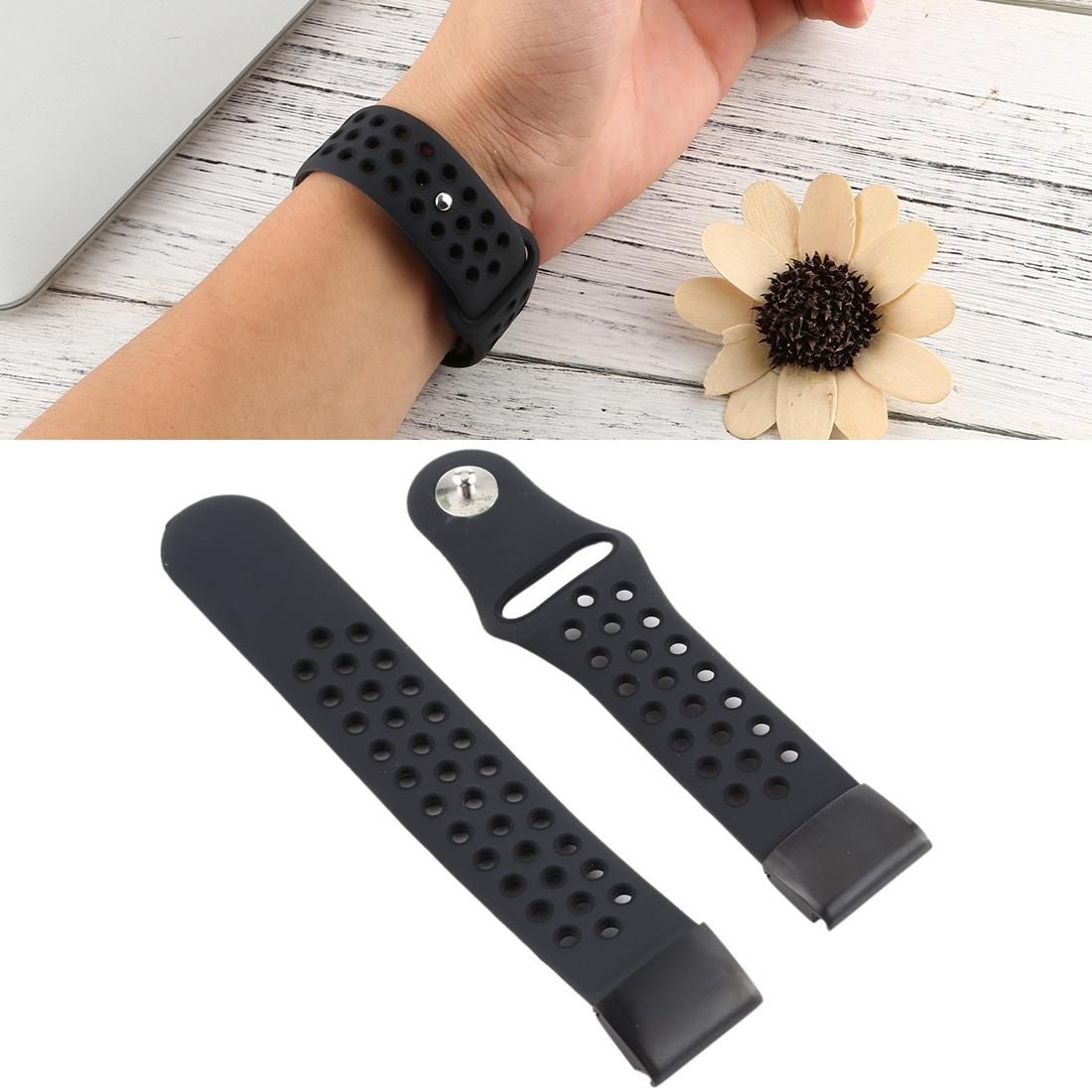 Smart Watch Silicone Wrist Strap Watchband for Garmin Fenix 5X (Black)