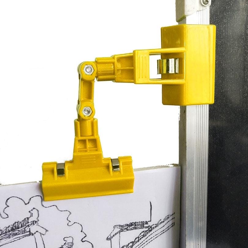 3 PCS Fine Art Painting Copy Clip Sketch Label Double Head Mechanical Clip (M-Yellow)