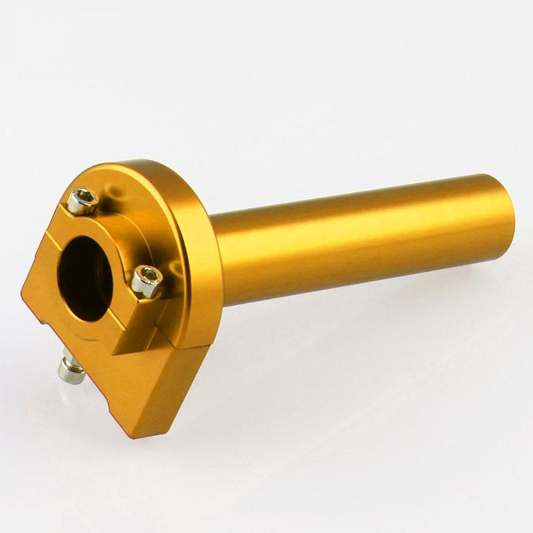 MB-MH004-BK Motorcycle Modification Accessories Universal Aluminum Throttle Handle (Gold)