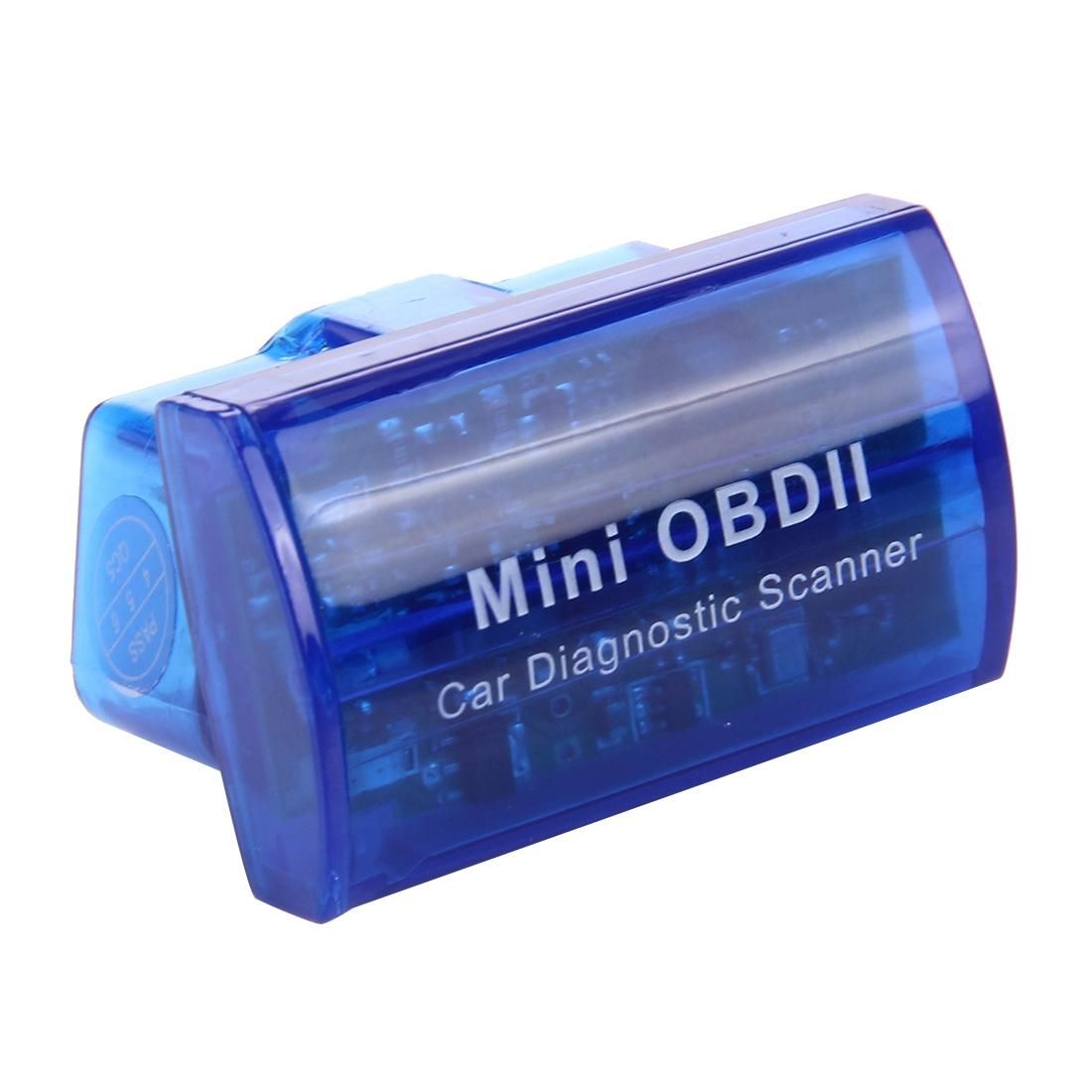 B20 Mini OBDII Bluetooth 2.0 Car Diagnostic Scanner Tool, Support 7 Protocols (Blue)