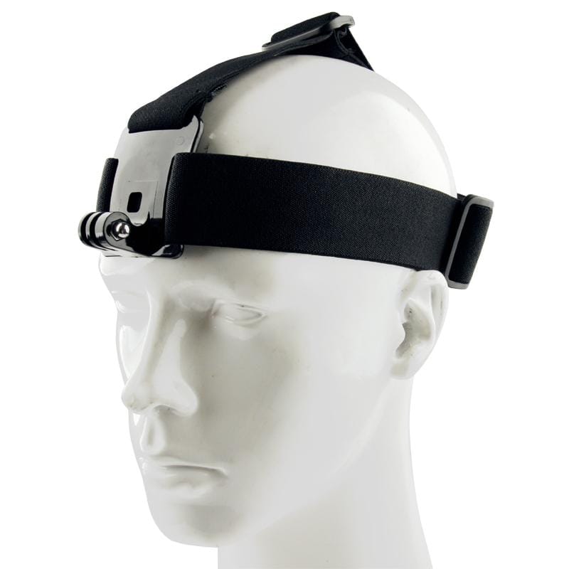 TMC HR37 Head Belt for GoPro  NEW HERO /HERO6   /5 /5 Session /4 Session /4 /3+ /3 /2 /1, Xiaoyi and Other Action Cameras (Black)