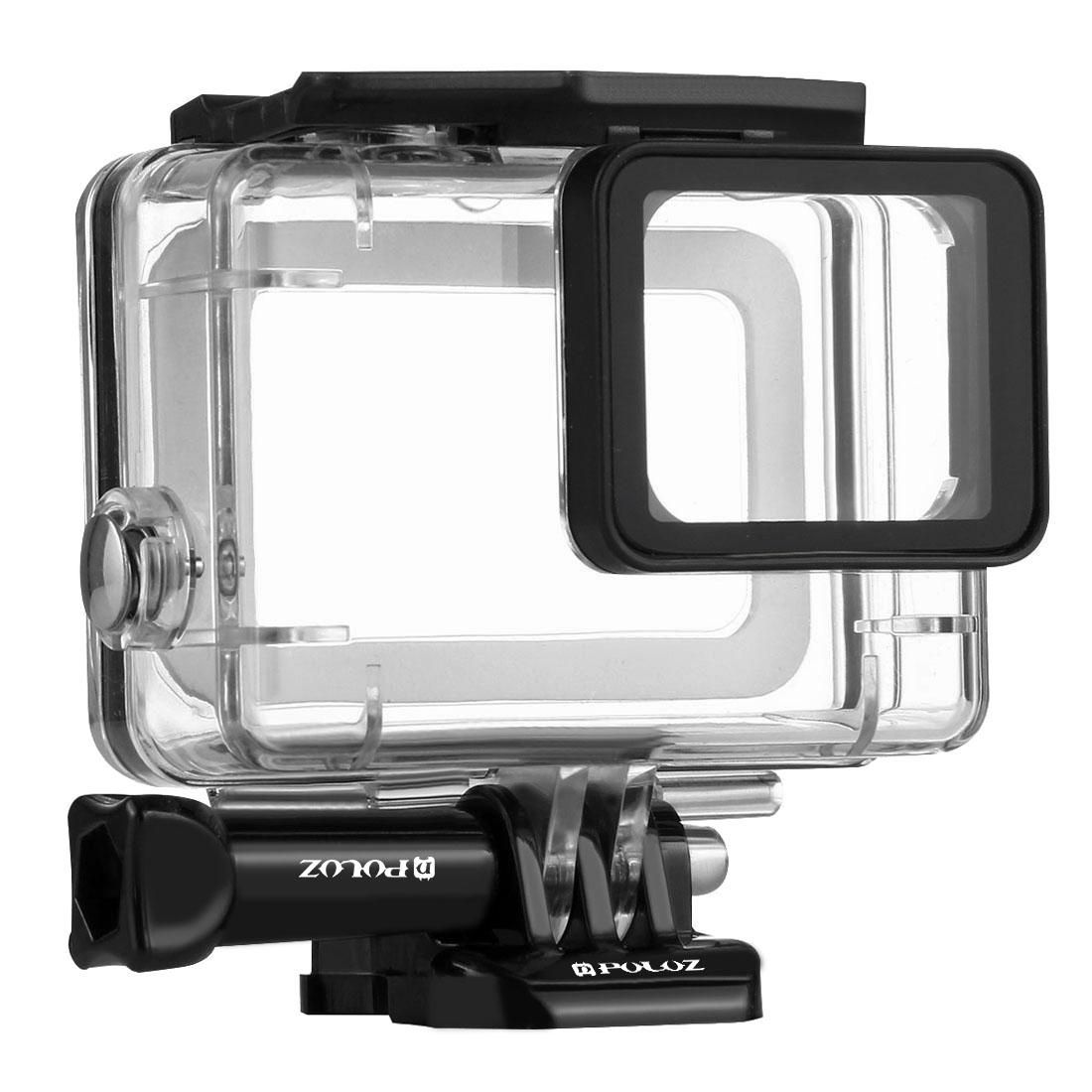 PULUZ for GoPro HERO / HERO7 Black /6 /5 30m Underwater Waterproof Housing Diving Protective Case with Buckle Basic Mount & Screw (Style2)