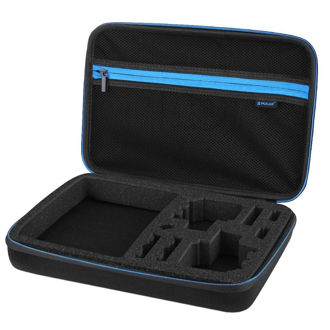 PULUZ Waterproof Carrying and Travel Case for GoPro  NEW HERO /HERO6   /5 /4 Session /4 /3+ /3 /2 /1, Puluz U6000 and other Sport Cameras Accessories, Large Size: 32cm x 22cm x 7cm