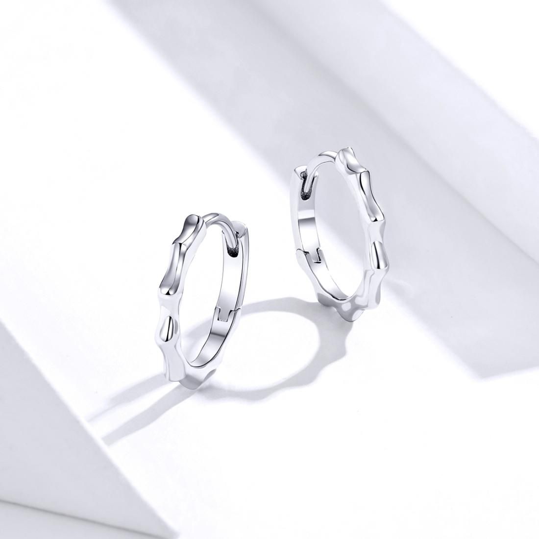 Simple Earrings Platinum-plated Earrings Sterling Silver S925 Earrings Ear Buckles