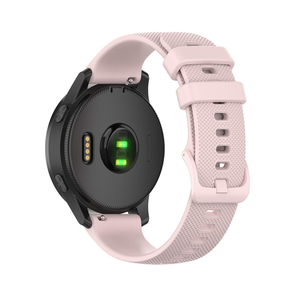 20mm Silicone Strap For Huami Amazfit GTS / Samsung Galaxy Watch Active 2 / Gear Sport (Pink)