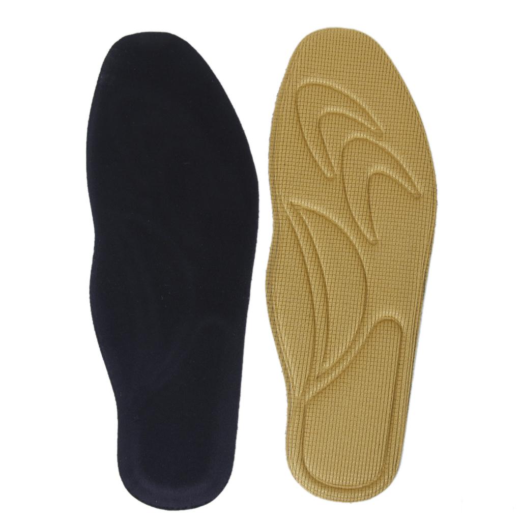 1 Pair Unisex Adjustable Foot Massaging Sport Insoles Insert Pad for Flatfoot