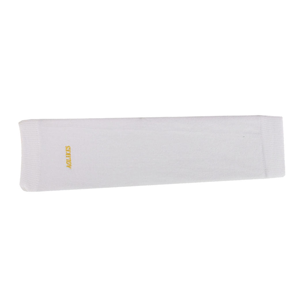 1pc Unisex Sweat Protection Arm Sleeve for Sports Cycling Hiking White