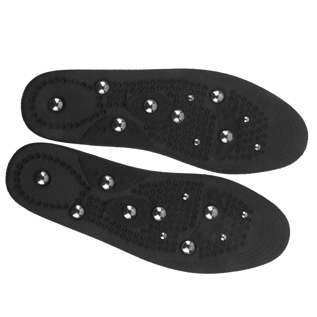 1 Pair Men Magnetic Health Medical Therapy Massage Shoe Insoles Shoe Inserts