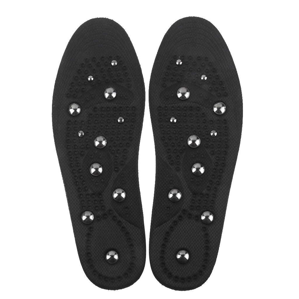1 Pair Men Magnetic Health Medical Therapy Massage Shoe Insoles Shoe Inserts